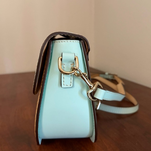 Dooney & Bourke Beacon Woven Crossbody Bag in pale blue - Picture 2 of 5